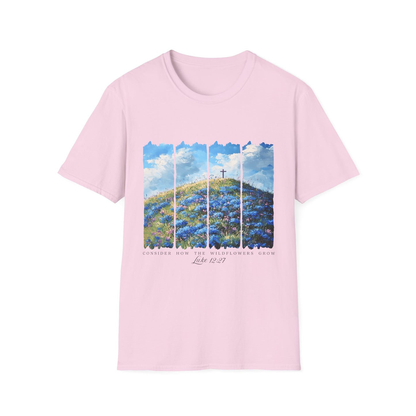 Resurrection Cross Landscape T‑Shirt — Christian Easter Faith Tee