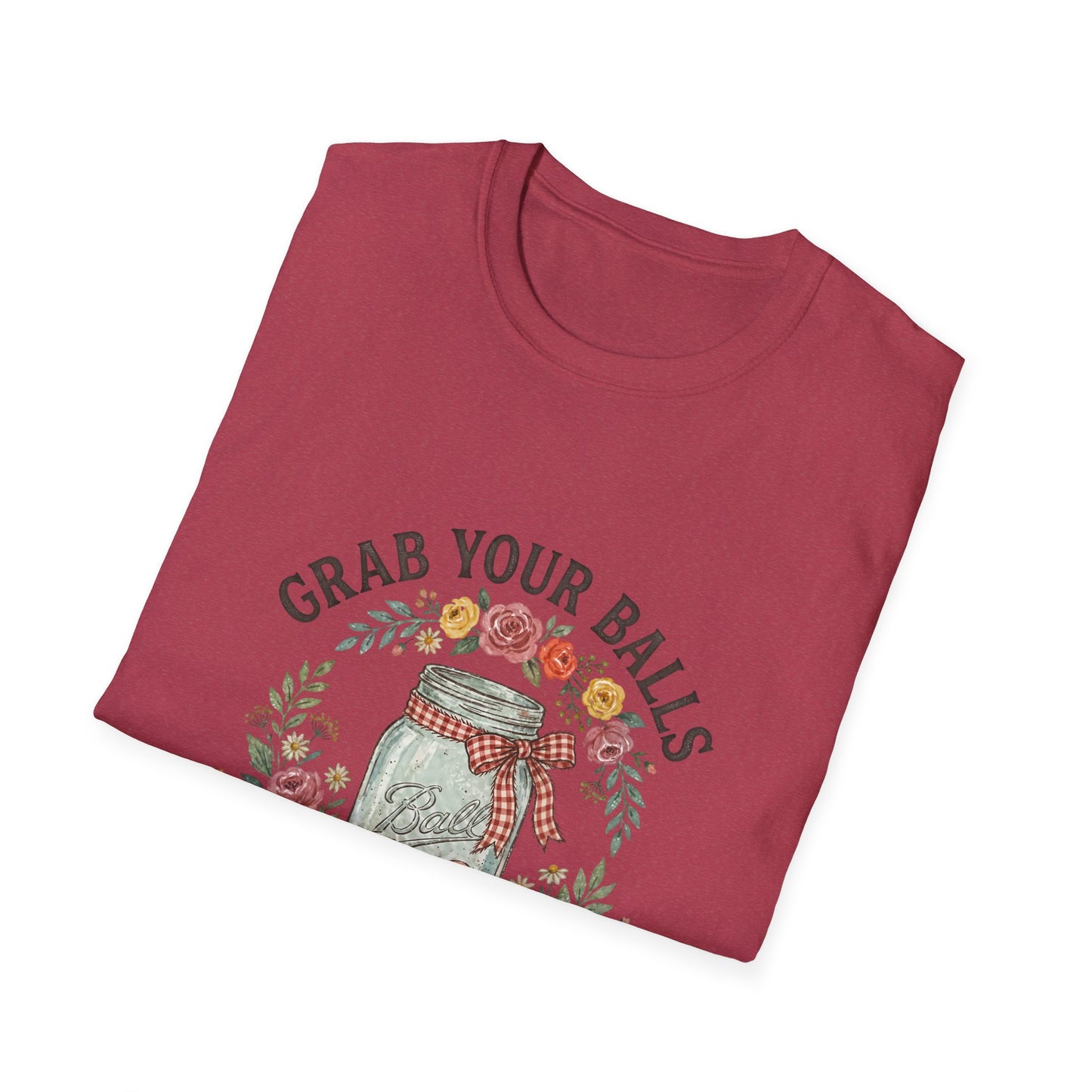 Grab Your Balls Mason Jar Canning T-Shirt — It's Canning Season Vintage Kitchen Tee
