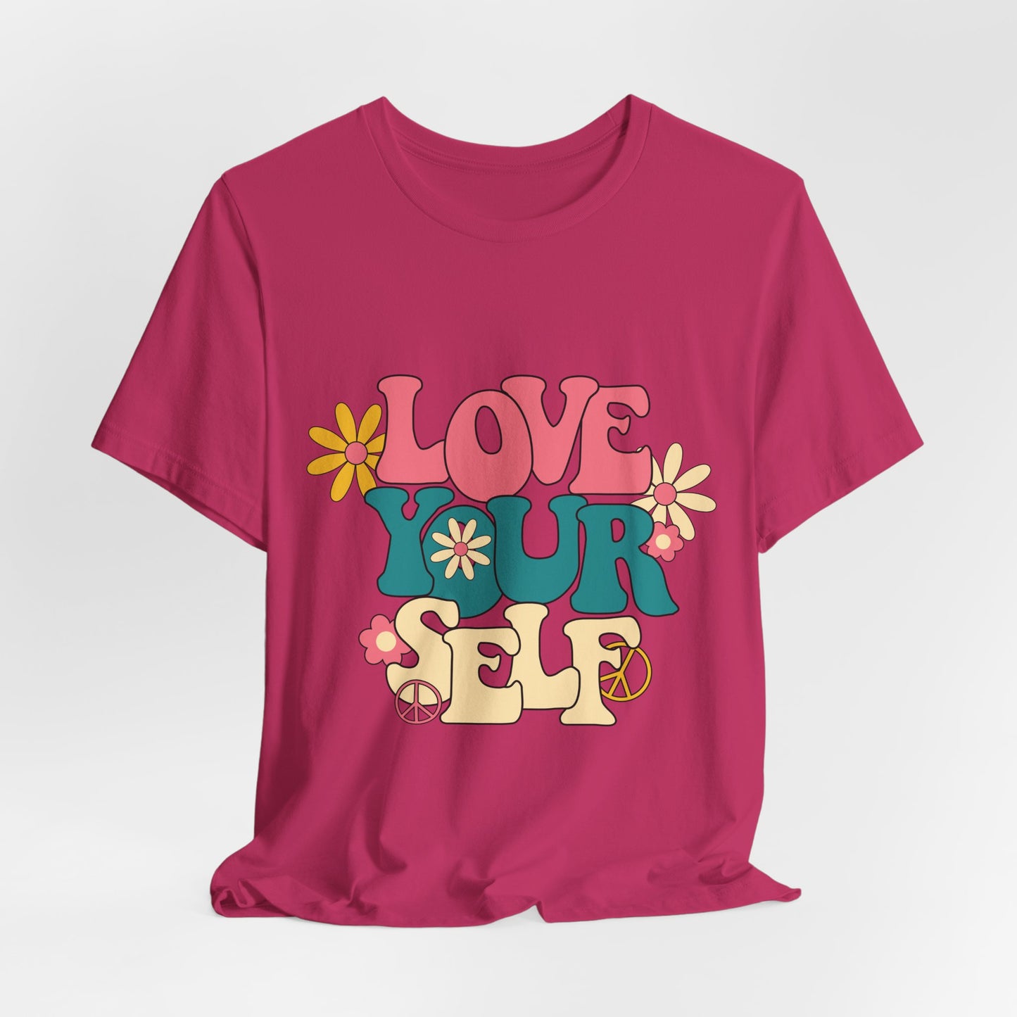 Love Your Self Retro Floral Tee