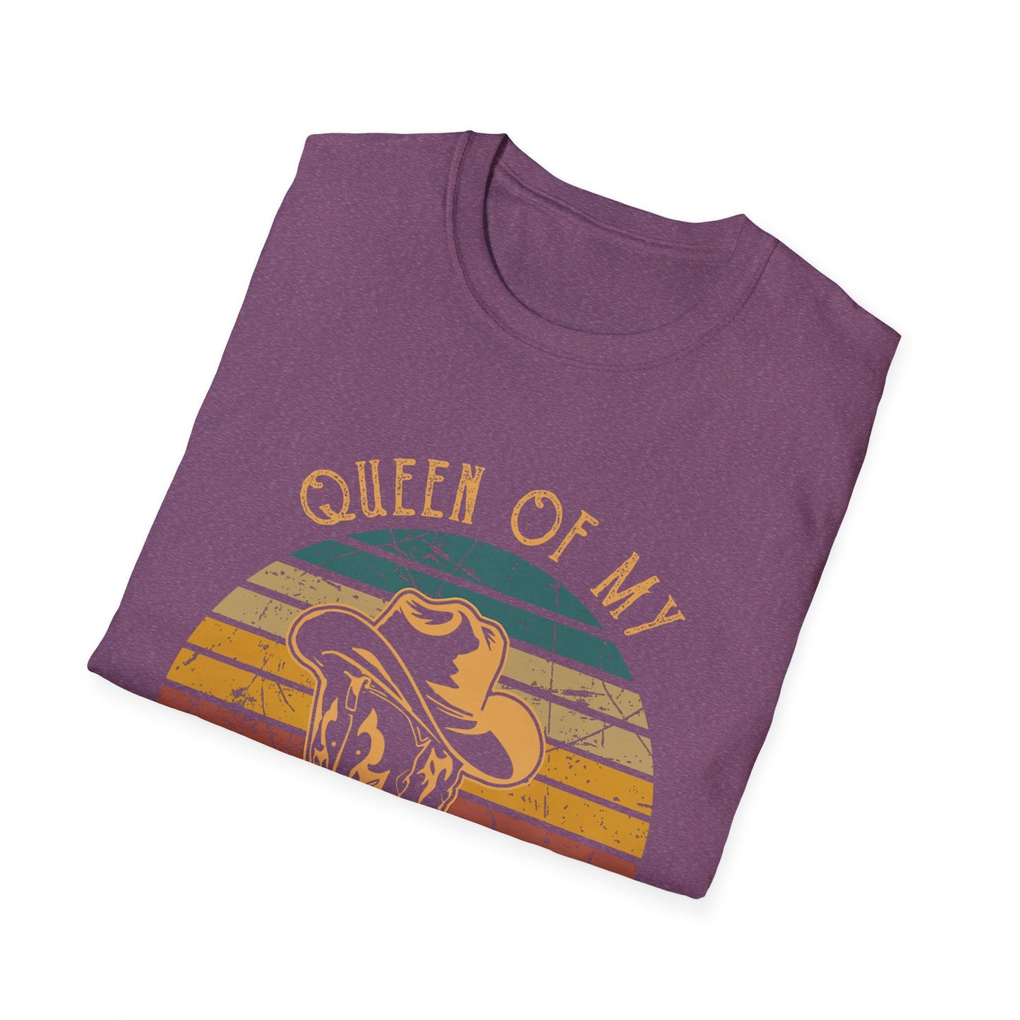 Queen of My Double Wide Trailer T-Shirt — Retro Cowgirl Graphic Tee
