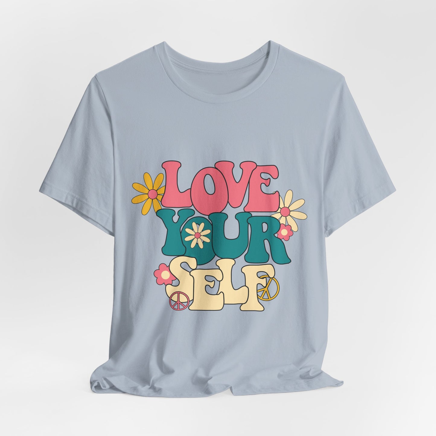 Love Your Self Retro Floral Tee