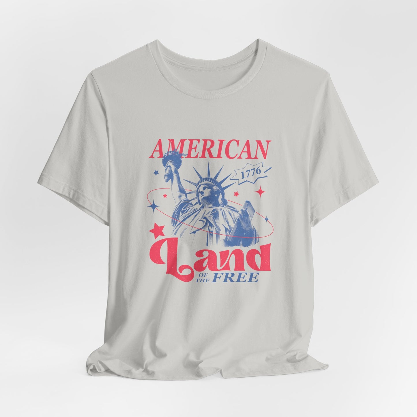 Liberty 'Land of the Free' T‑Shirt — Statue of Liberty Patriotic 1776 Tee