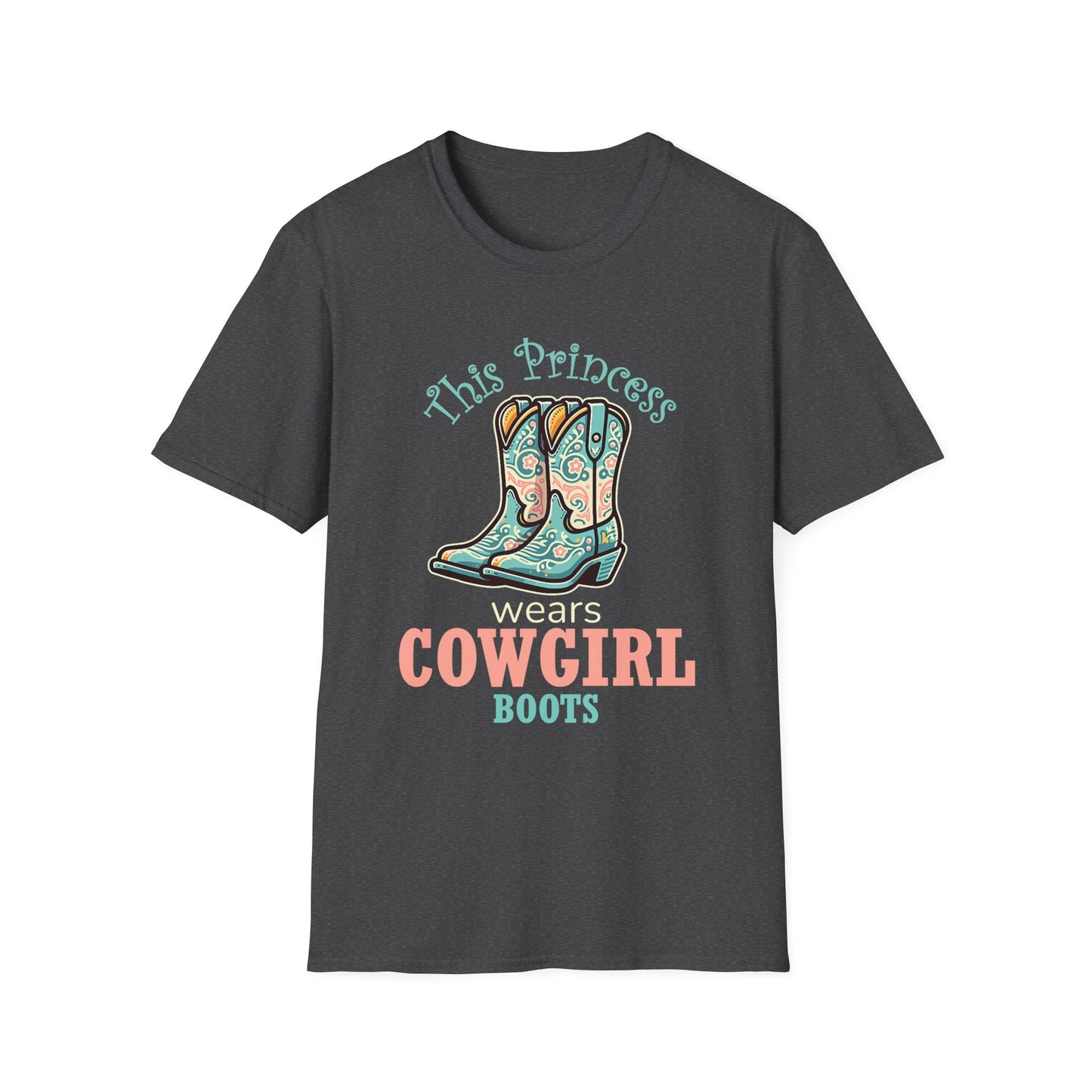 Cowgirl Boots T-Shirt — "This Princess" Western Graphic Tee