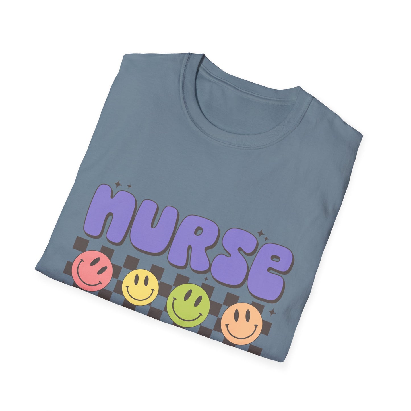 Nurse Nurse Cute Smiley Graphic T-Shirt