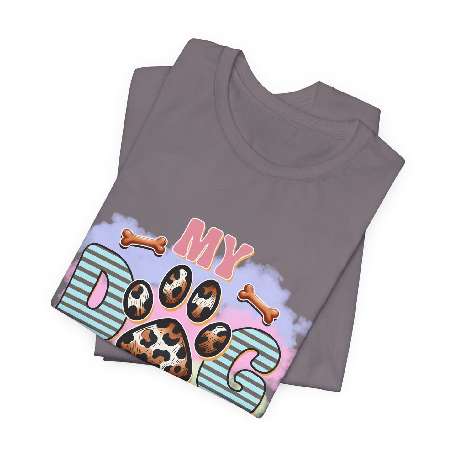 My Dog Thinks I’m Awesome T-Shirt — Cute Paw Print Dog Lover Tee