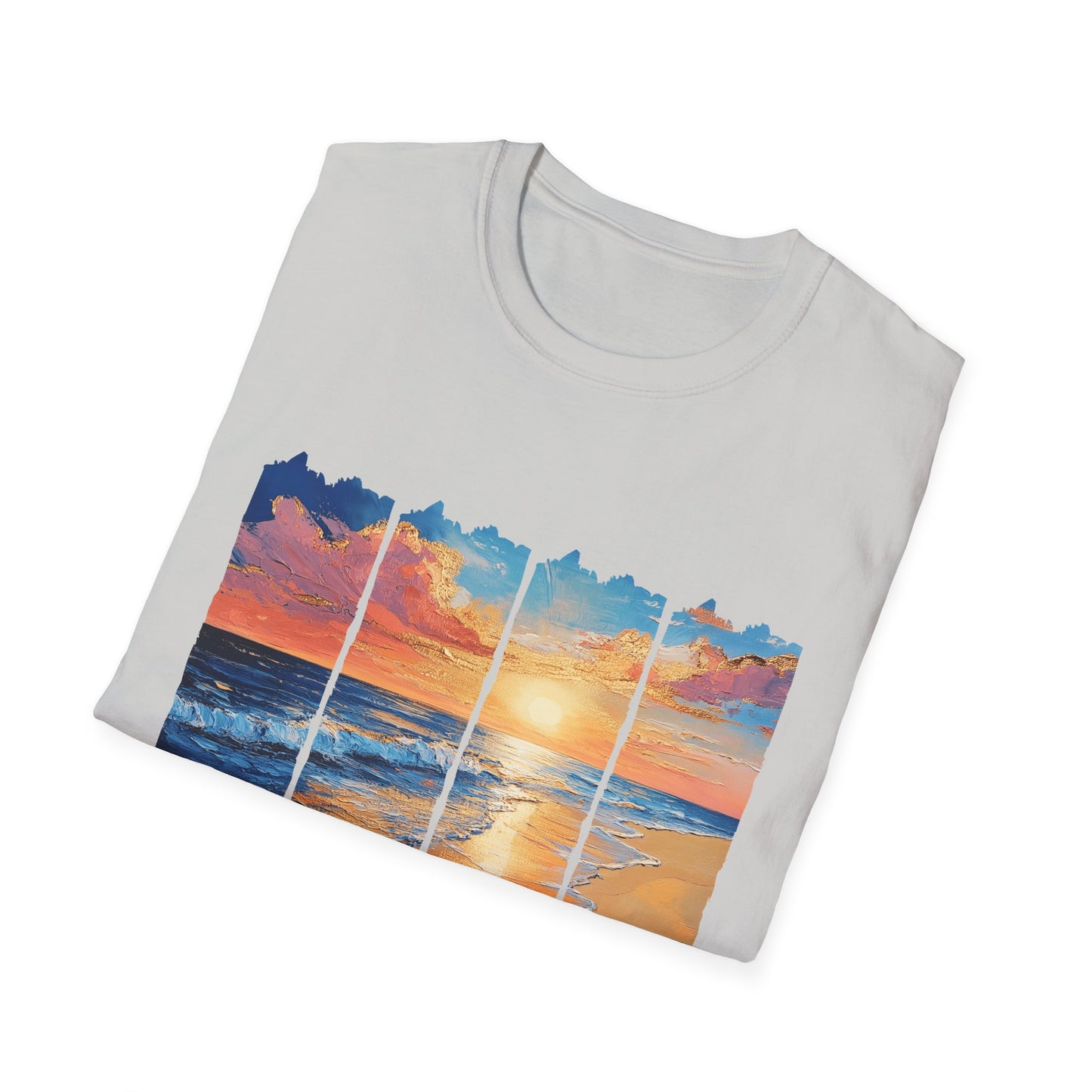 Sunset Beach T-Shirt — Scenic Ocean Sunrise Graphic Tee