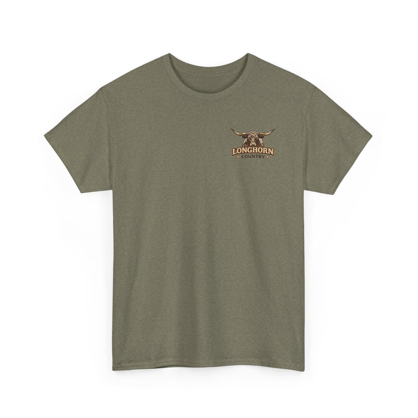 Longhorn Country Tee — Western Bull Graphic T-Shirt