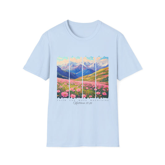 Mountain Wildflower Panel T-Shirt — Colorado 2024 Scenic Nature Tee