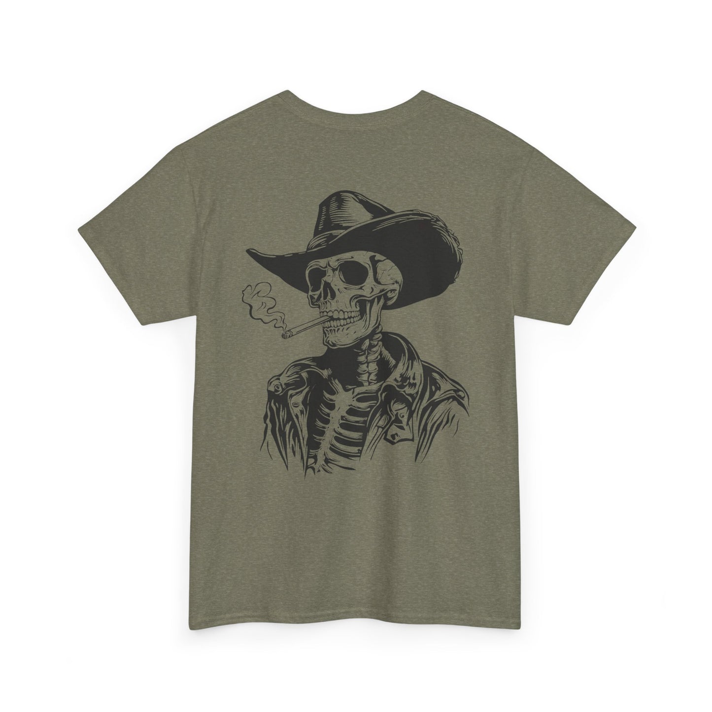 Skeleton Cowboy T-Shirt — Western Skull Graphic Tee