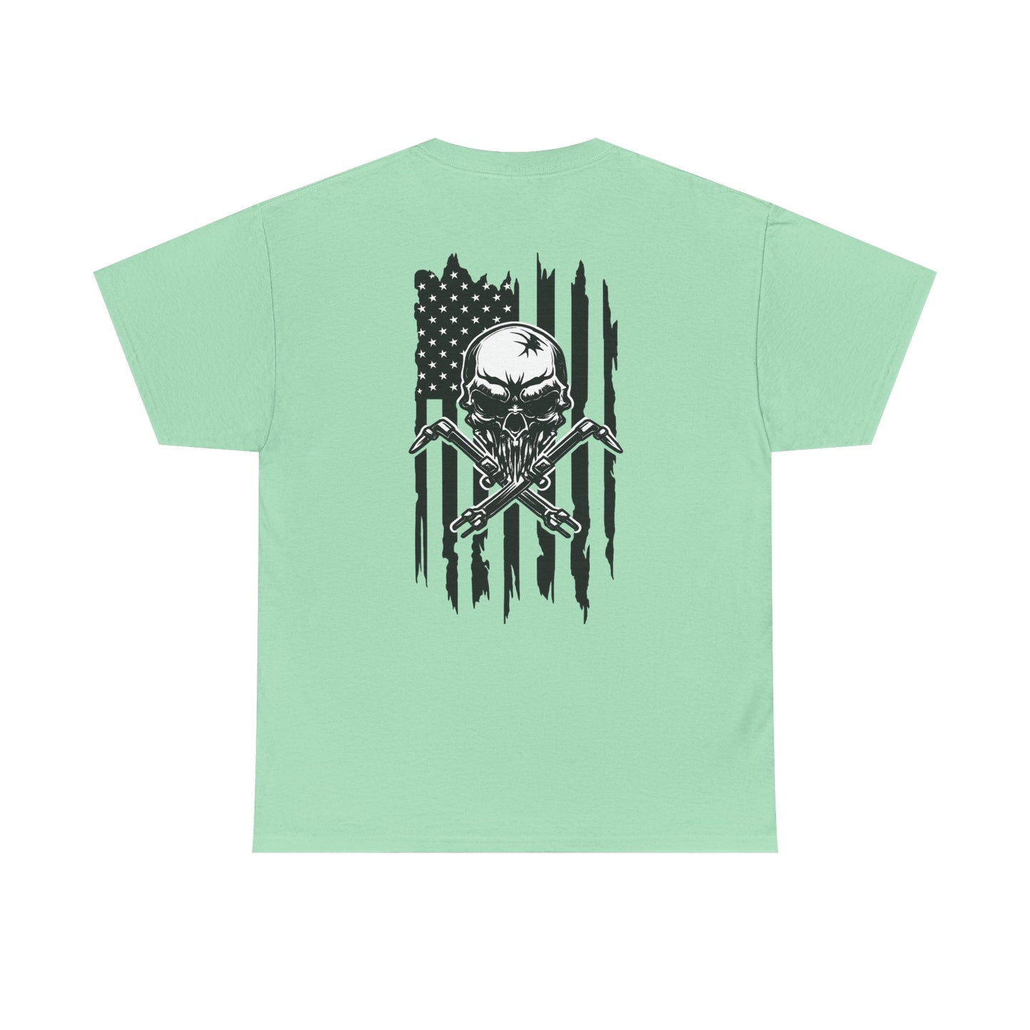 Welding “Hood Life” American Flag Tee