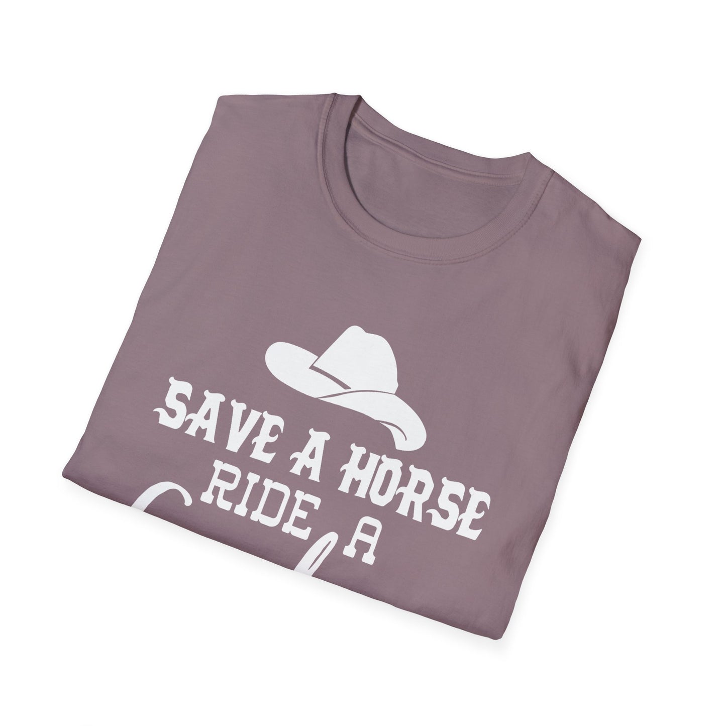 Save a Horse Ride a Cowboy T-Shirt – Western Cowboy Hat Graphic Tee