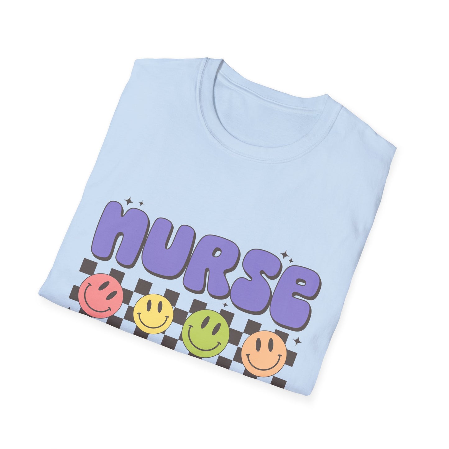 Nurse Nurse Cute Smiley Graphic T-Shirt