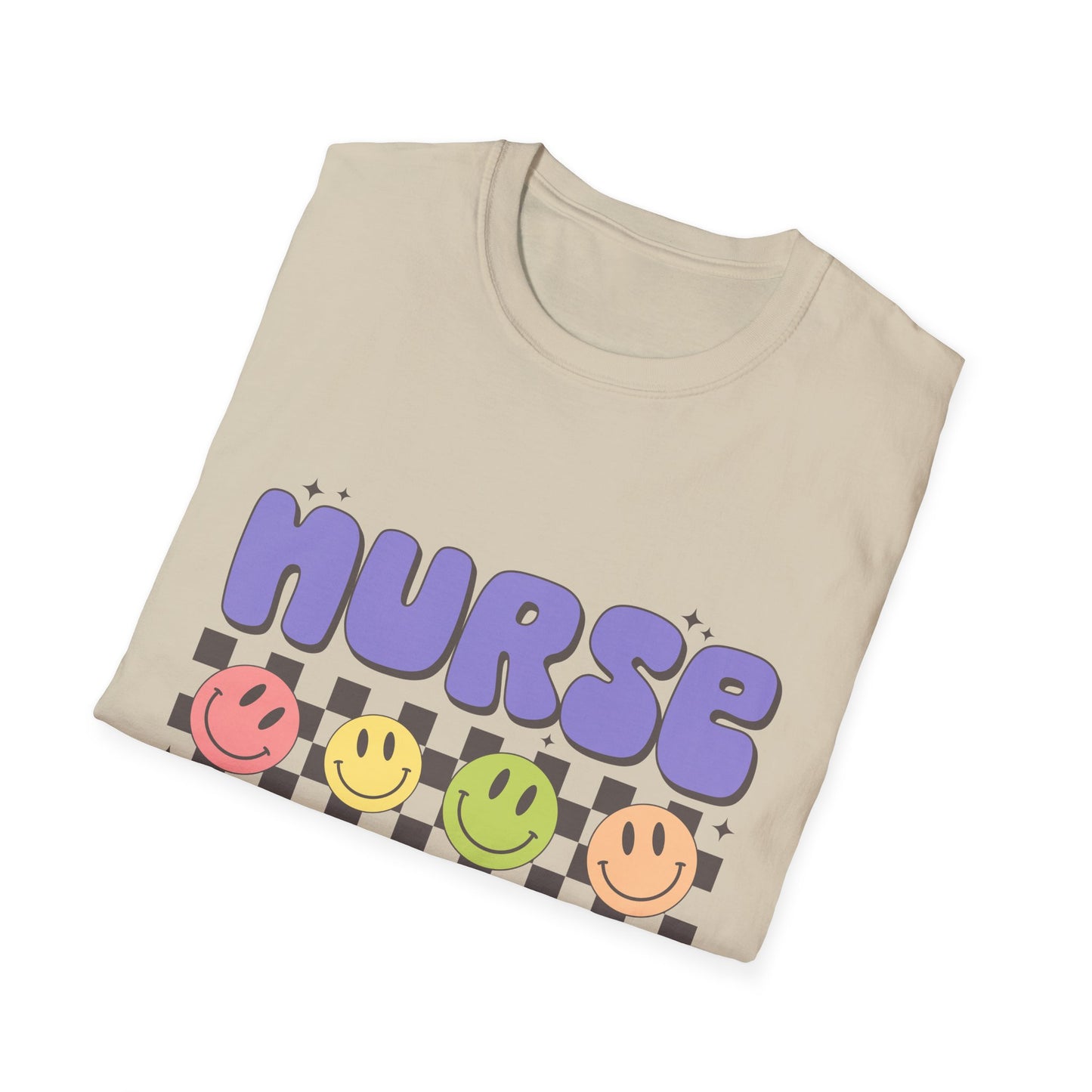 Nurse Nurse Cute Smiley Graphic T-Shirt