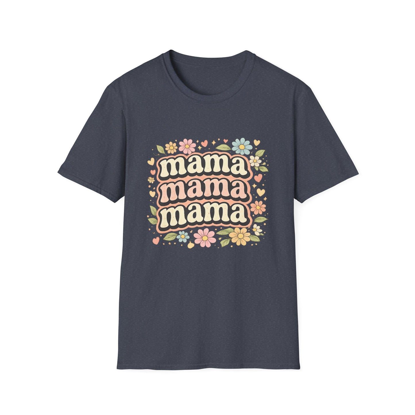 Mama Floral T-Shirt — Retro Mom Gift for Mother’s Day