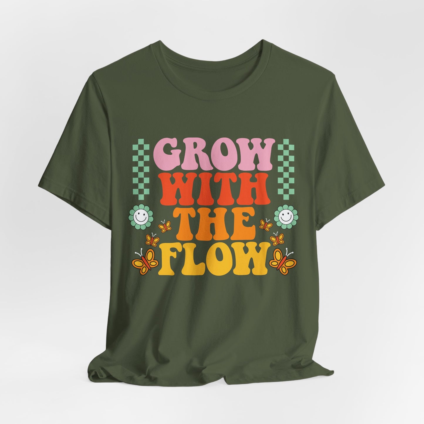 Grow With The Flow Retro Floral T-Shirt