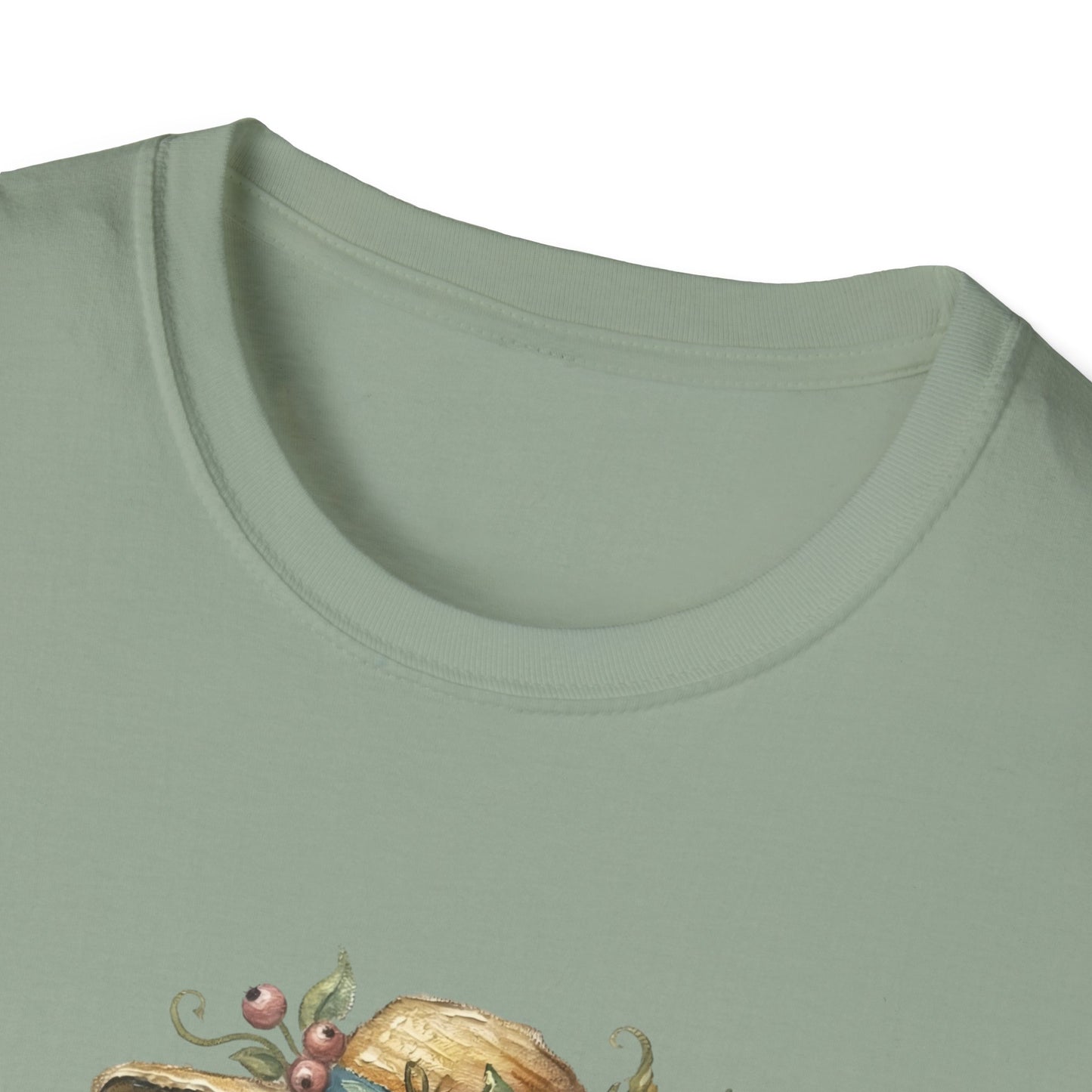 Garden Bird Tee — "There is a quiet peace to be found in the heart of the garden" Floral Bird T-Shirt