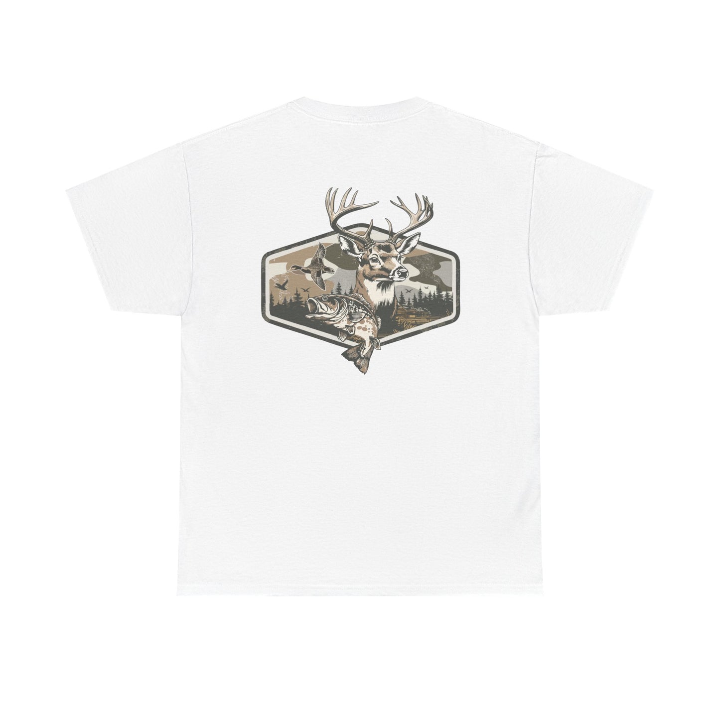 Deer Hunter Graphic Tee — Buck & Forest Outdoor T-Shirt