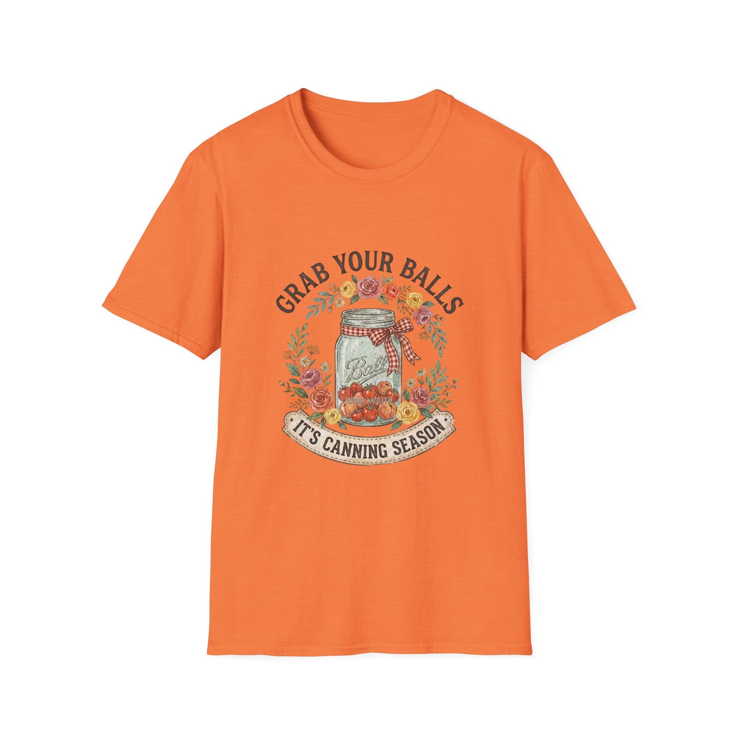 Grab Your Balls Mason Jar Canning T-Shirt — It's Canning Season Vintage Kitchen Tee