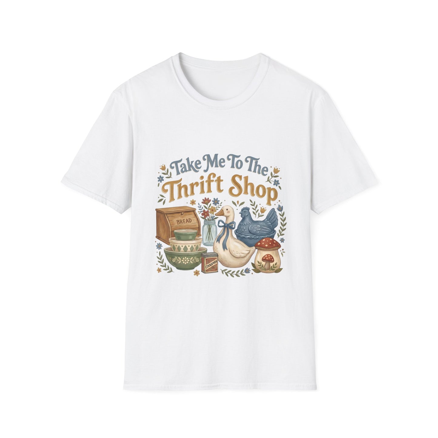Take Me To The Thrift Shop T-Shirt – Vintage Thrifting Graphic Tee