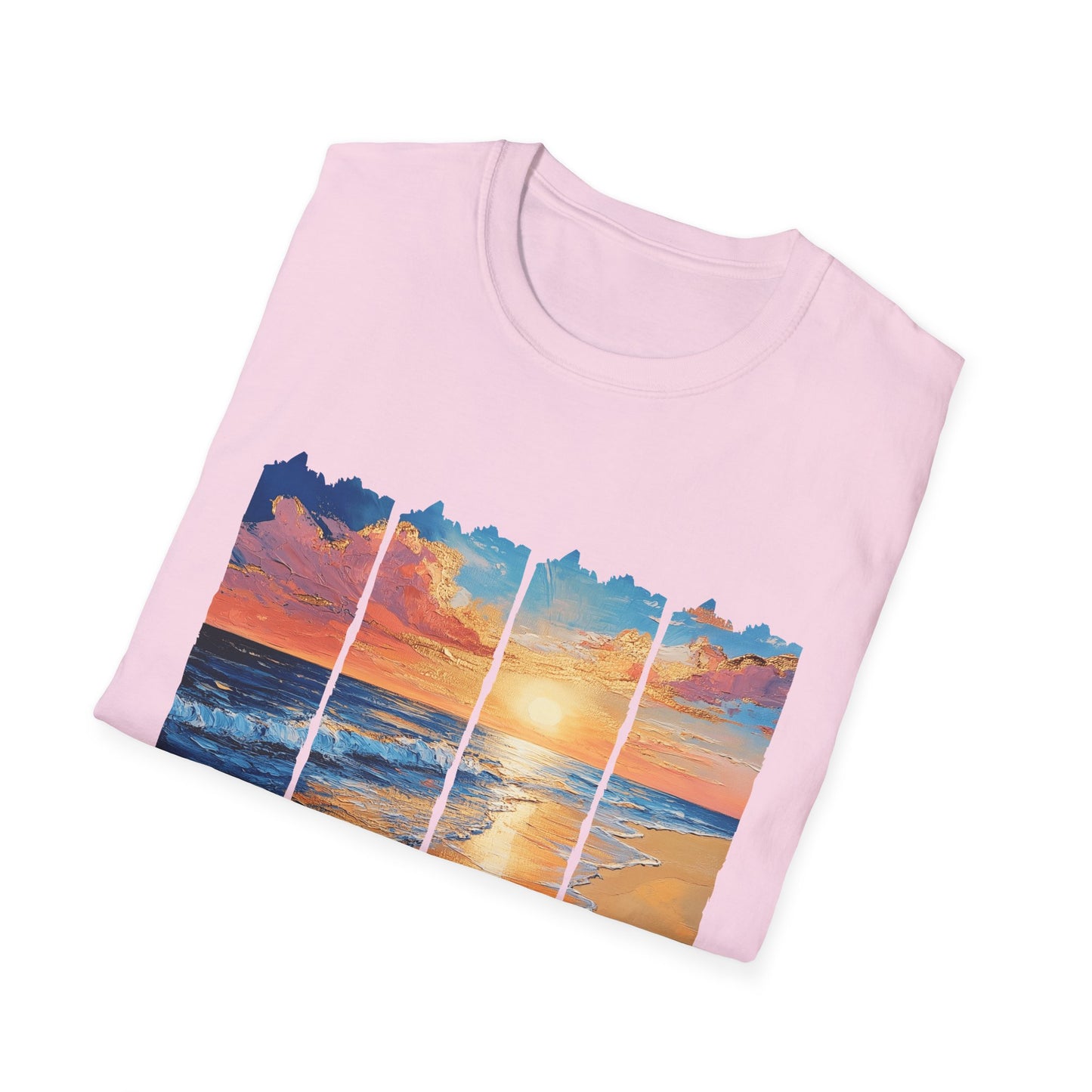 Sunset Beach T-Shirt — Scenic Ocean Sunrise Graphic Tee