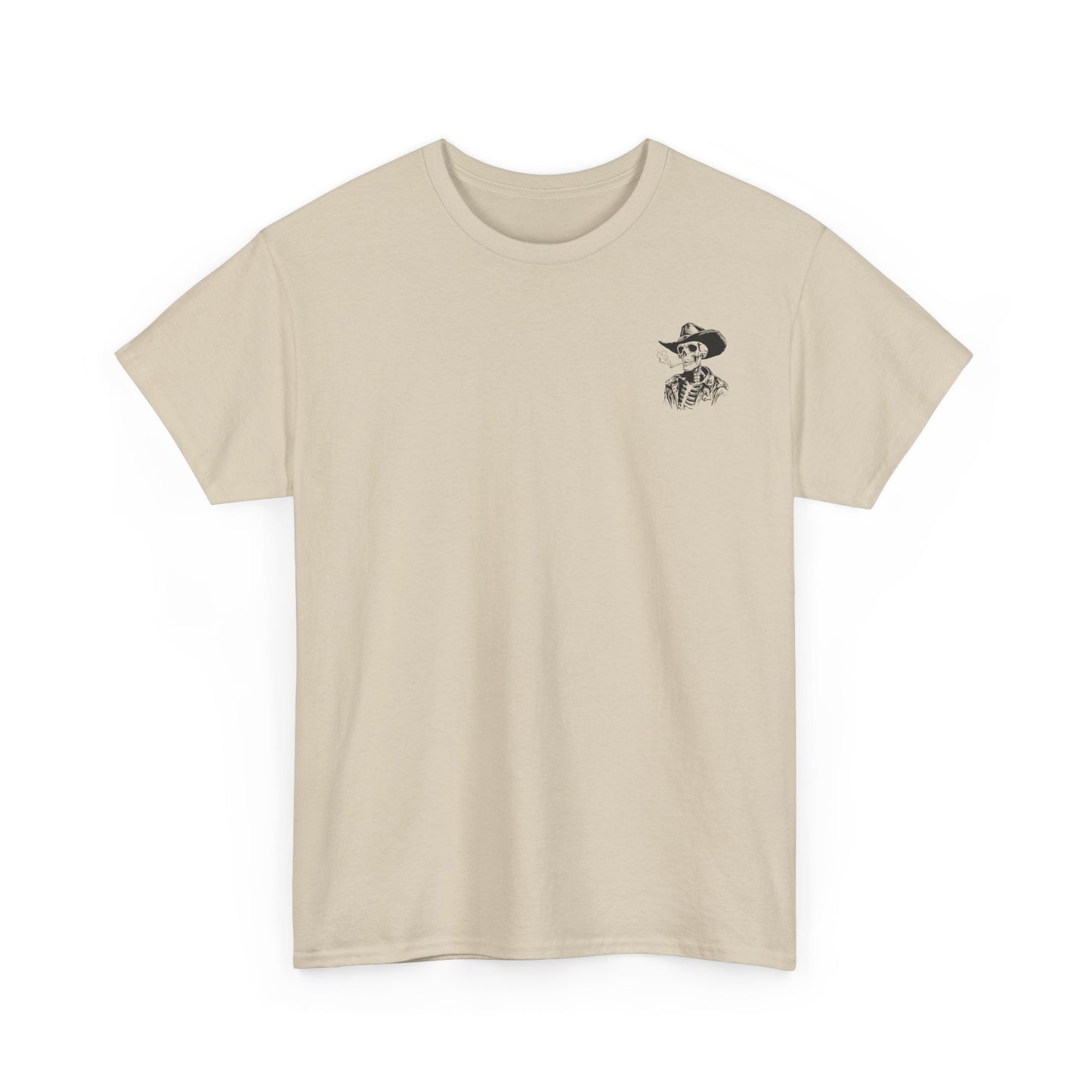 Skeleton Cowboy T-Shirt — Western Skull Graphic Tee