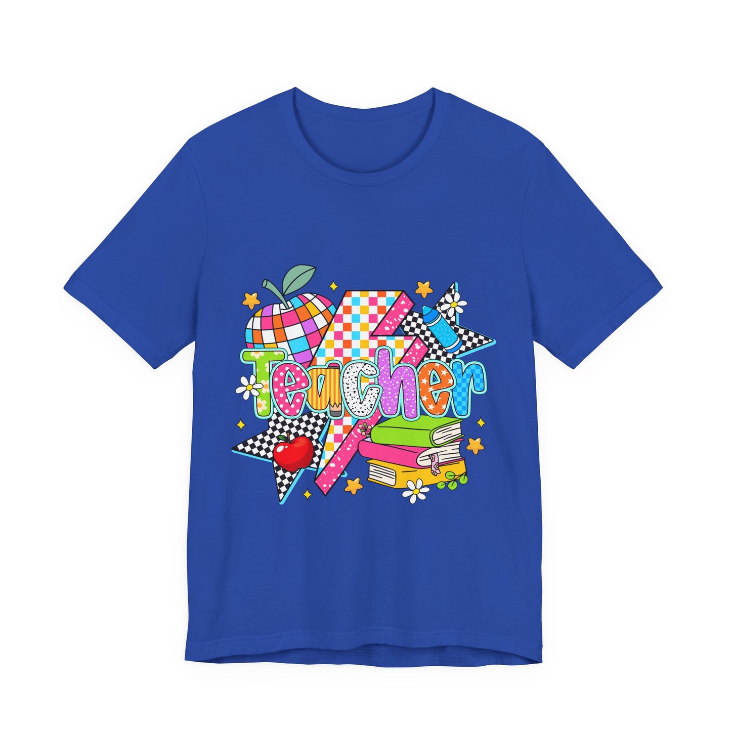 Teacher Colorful Doodle Graphic Tee — Back to School Gift for Teachers