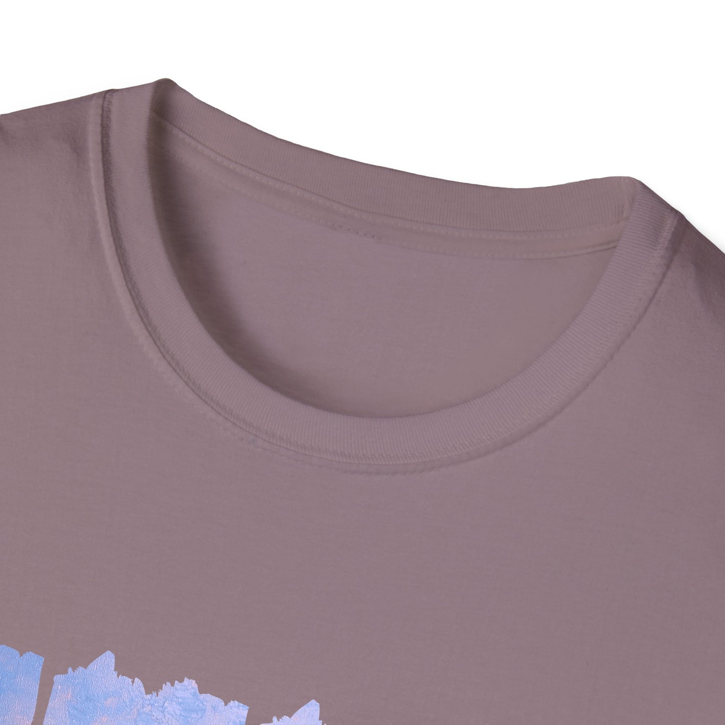 Sunset Ocean Panel T-Shirt — "Pray Without Ceasing" Inspirational Beach Tee