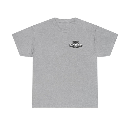 Truck Driver T-Shirt — "No Handouts Just Paychecks" Patriotic Semi-Truck Tee