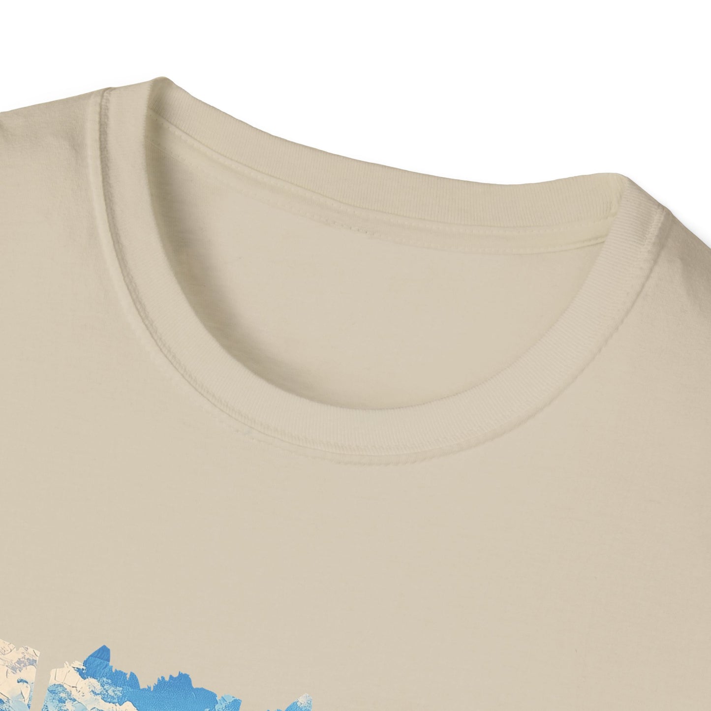 Wildflower Hills Scenic Tee — 'Live in It' Landscape Graphic T-Shirt