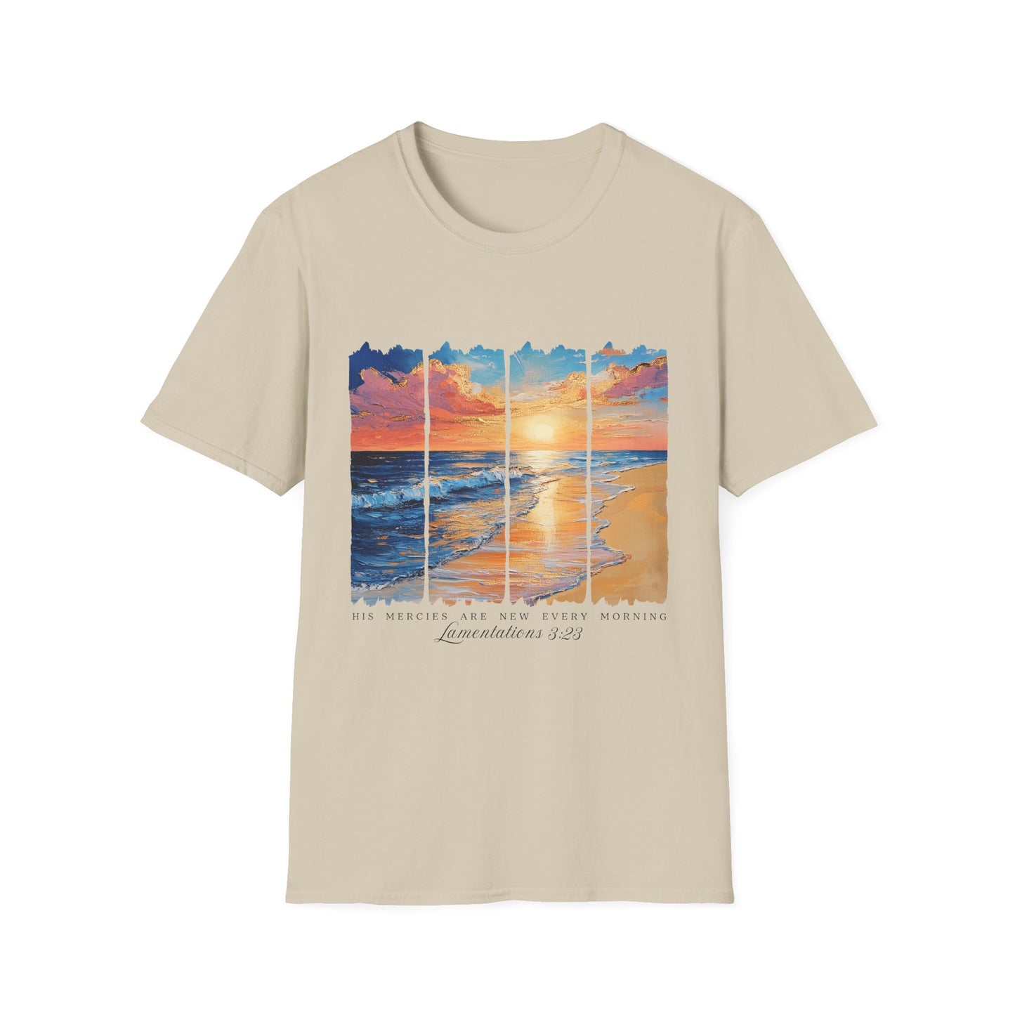Sunset Beach T-Shirt — Scenic Ocean Sunrise Graphic Tee