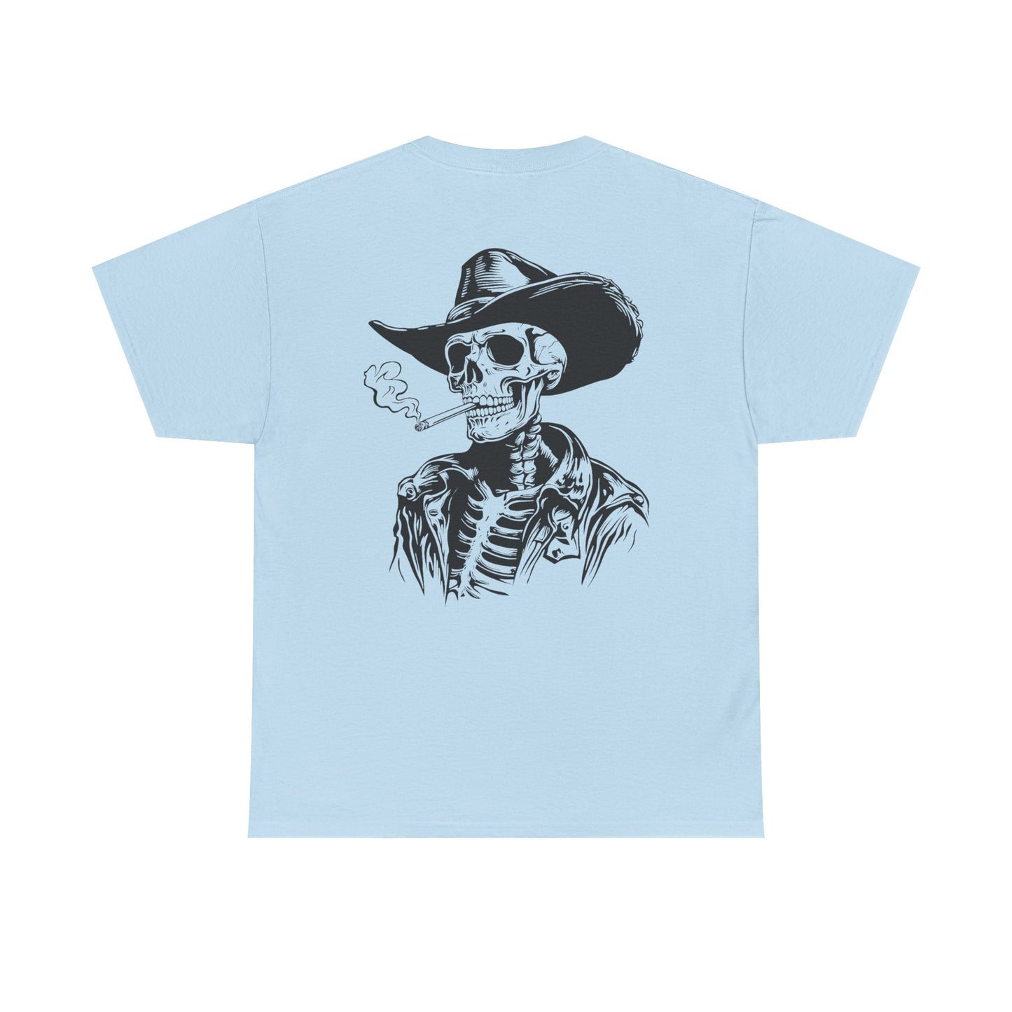 Skeleton Cowboy T-Shirt — Western Skull Graphic Tee