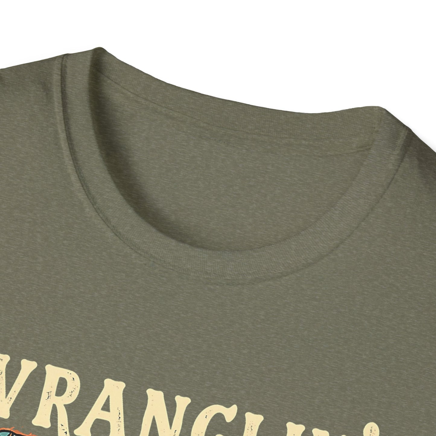 Wranglin' Real Cowboy T-Shirt — Retro Western Rodeo Graphic Tee