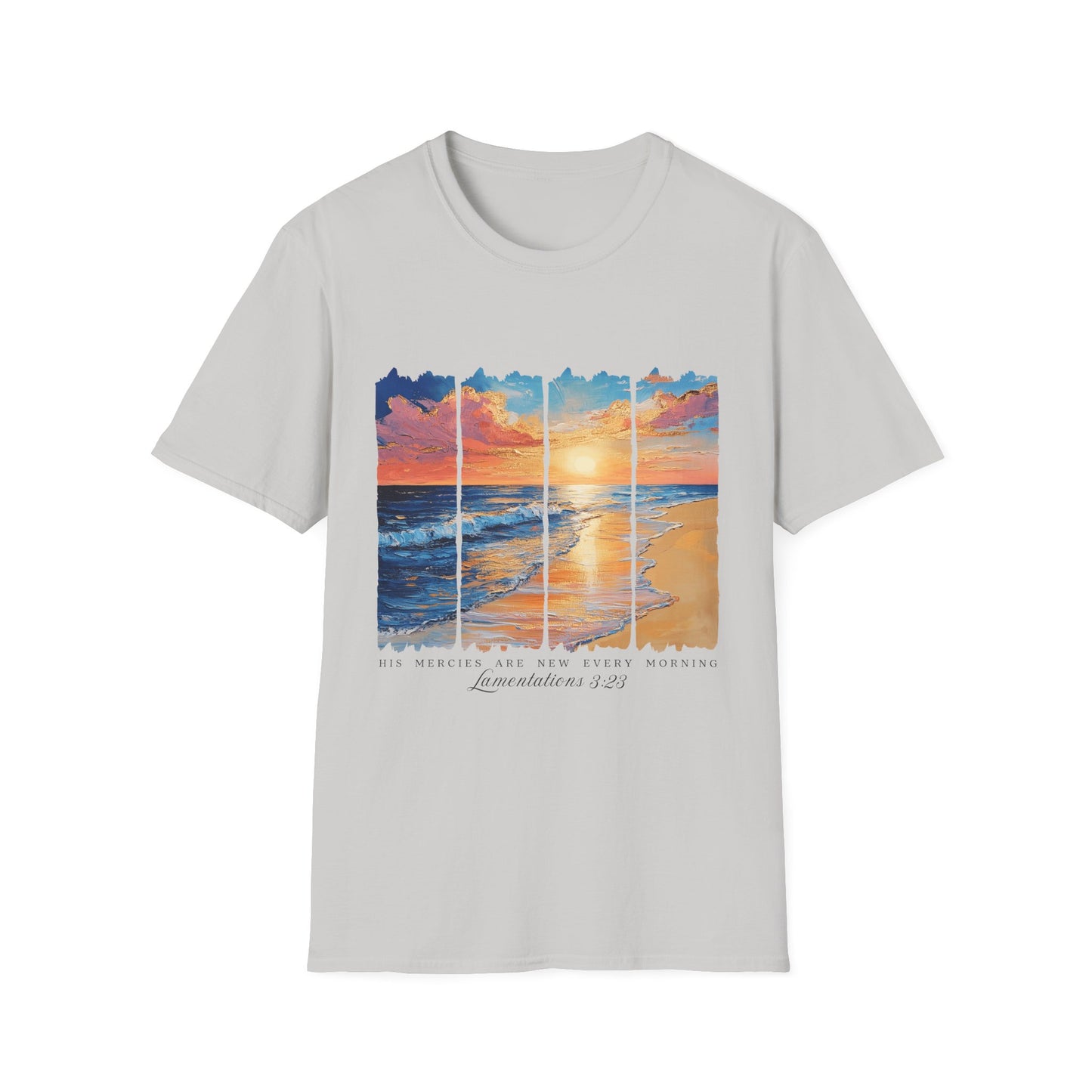 Sunset Beach T-Shirt — Scenic Ocean Sunrise Graphic Tee