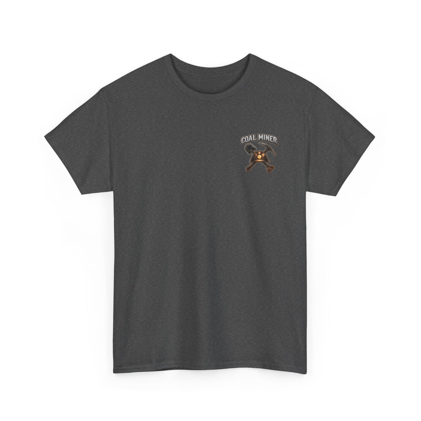Coal Miner T-Shirt — "Forgotten in the Dark" Skull Hardhat Graphic Tee