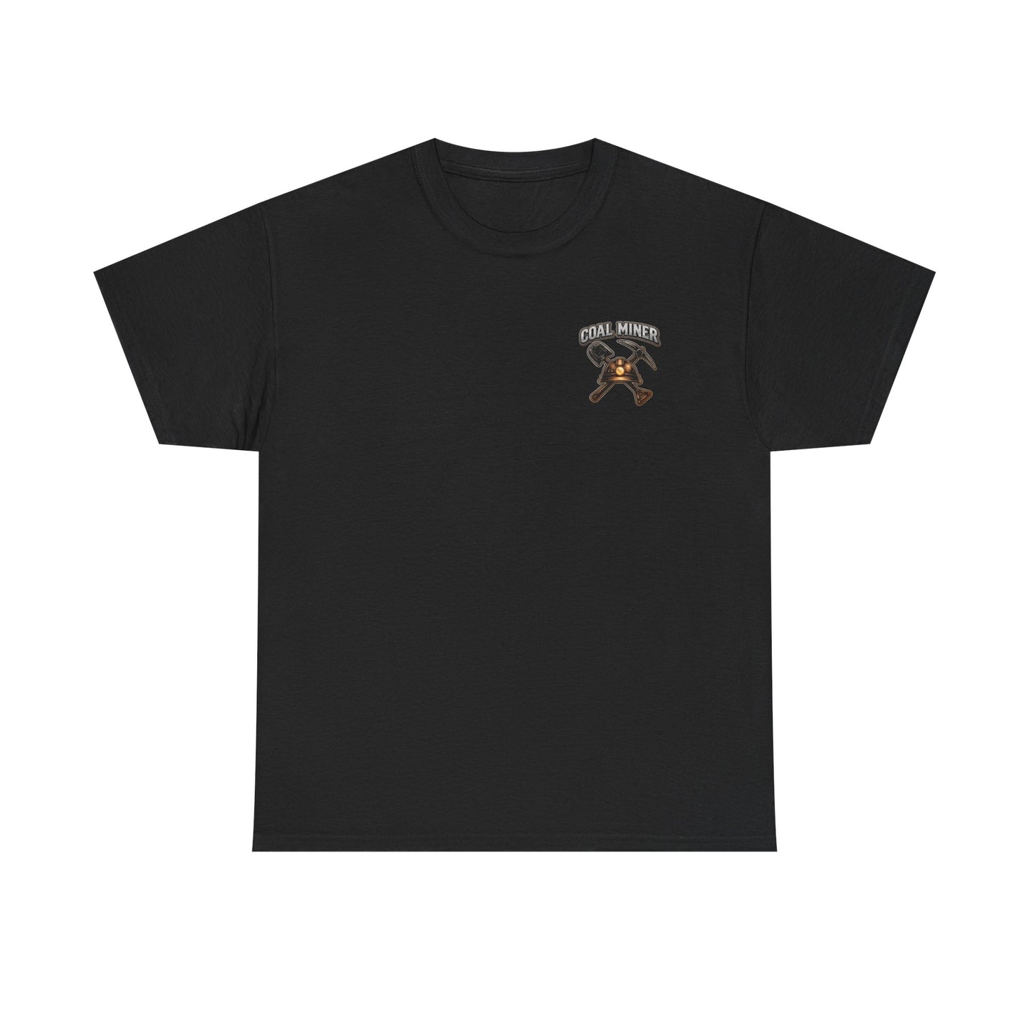 Coal Miner T-Shirt — "Forgotten in the Dark" Skull Hardhat Graphic Tee
