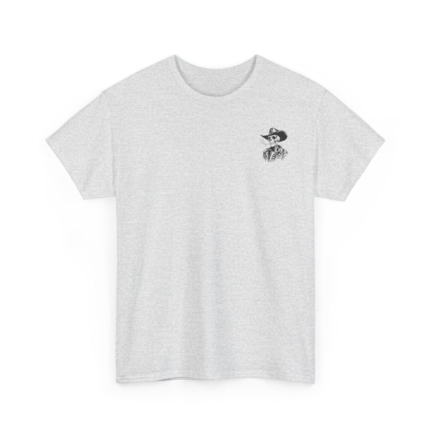 Skeleton Cowboy T-Shirt — Western Skull Graphic Tee
