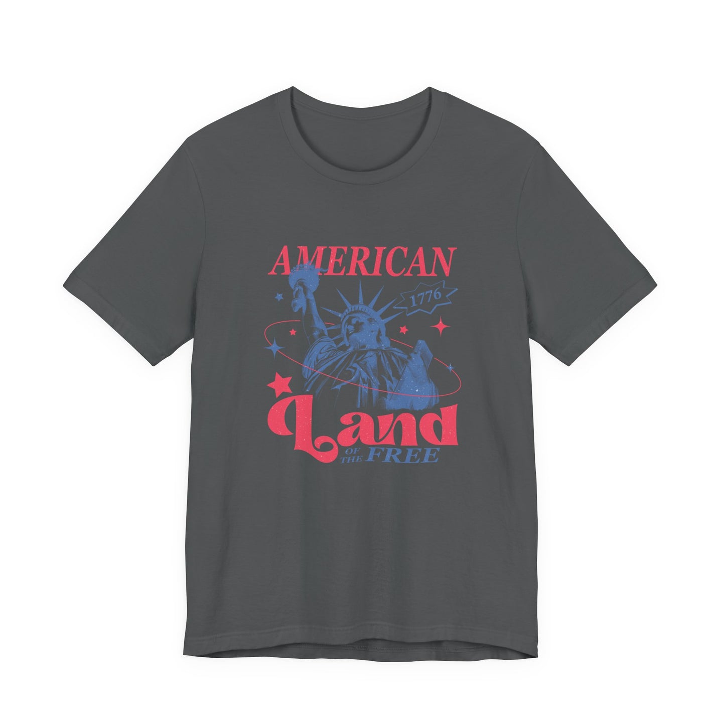 Liberty 'Land of the Free' T‑Shirt — Statue of Liberty Patriotic 1776 Tee