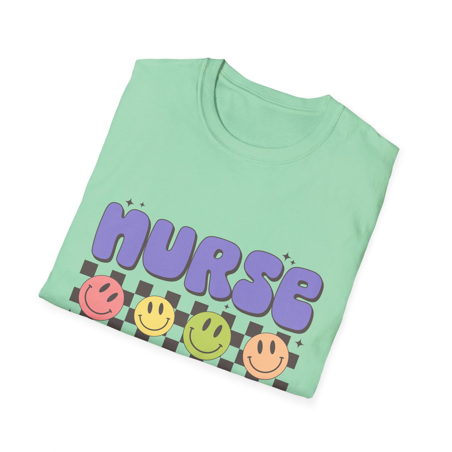 Nurse Nurse Cute Smiley Graphic T-Shirt