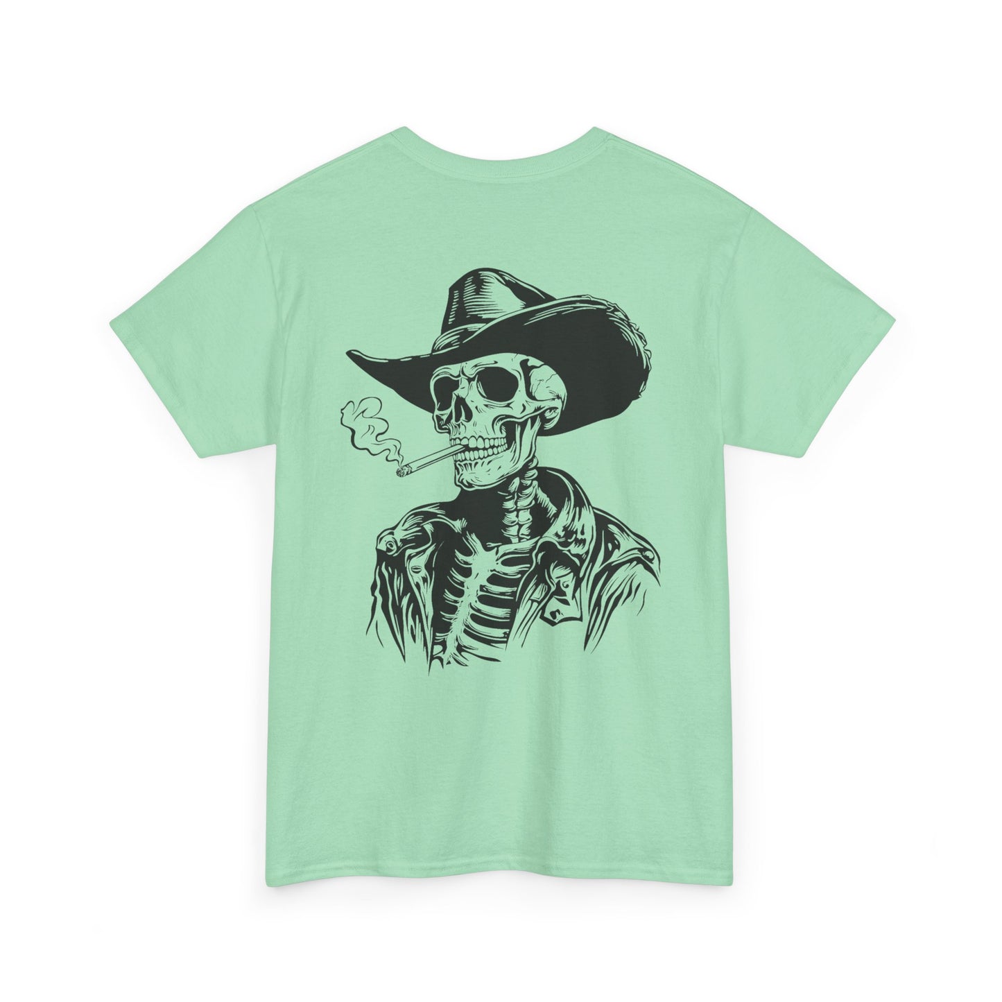 Skeleton Cowboy T-Shirt — Western Skull Graphic Tee
