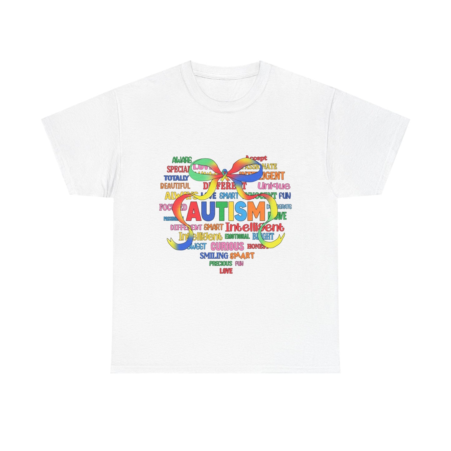 Autism Awareness Puzzle Heart T-Shirt – Colorful Support & Acceptance Tee