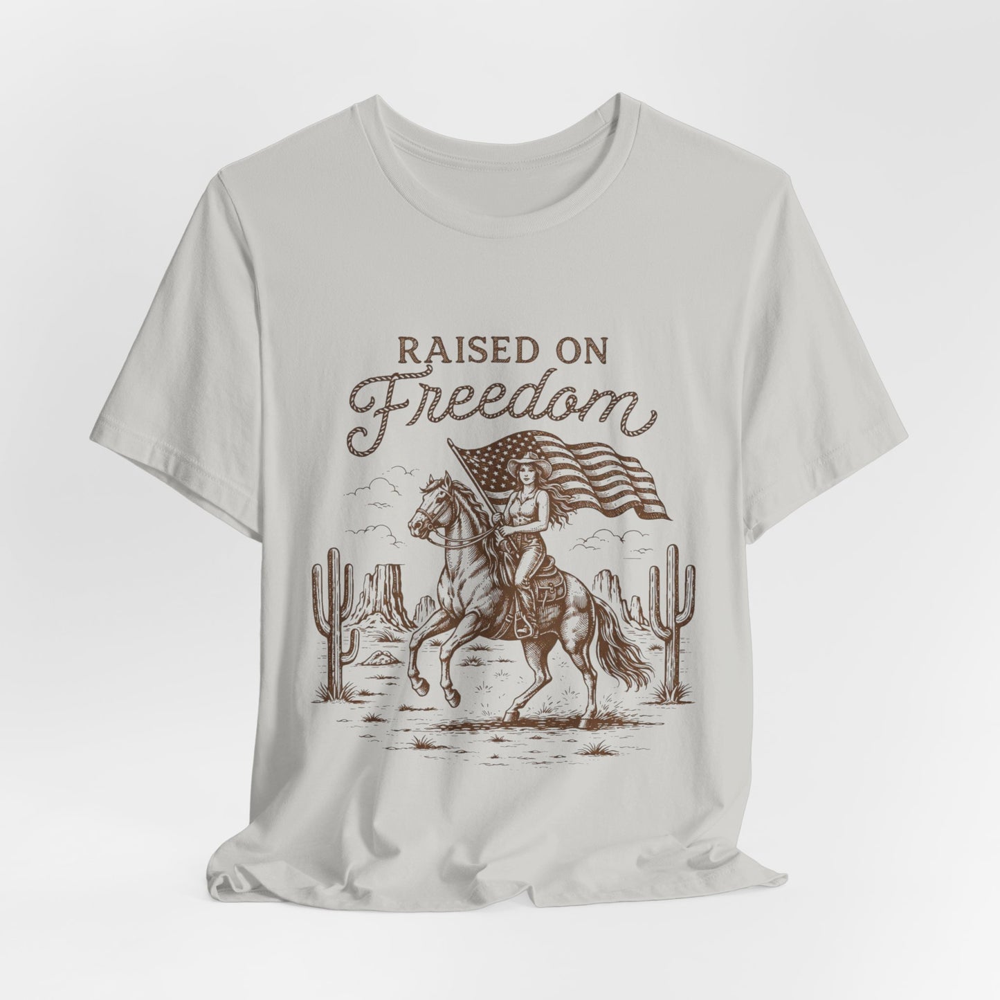 Raised on Freedom Western Tee