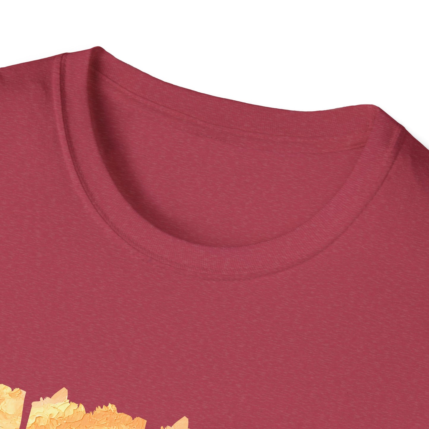 Sunflower Mountain Poster T-Shirt — Scenic Field & Peaks Graphic Tee