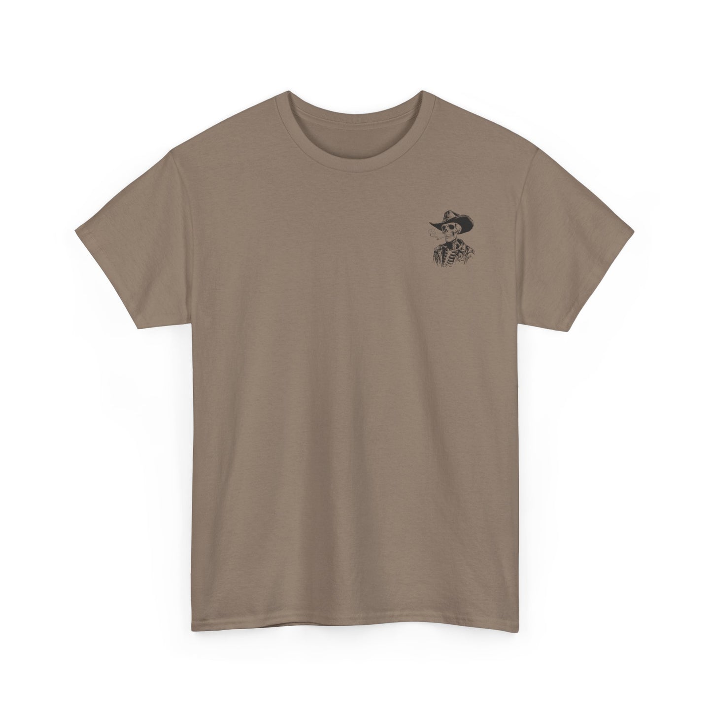 Skeleton Cowboy T-Shirt — Western Skull Graphic Tee