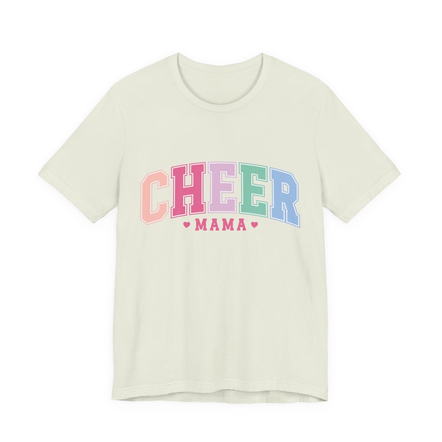 Cheer Mama Pastel Arch T-Shirt — Cheerleading Mom Gift