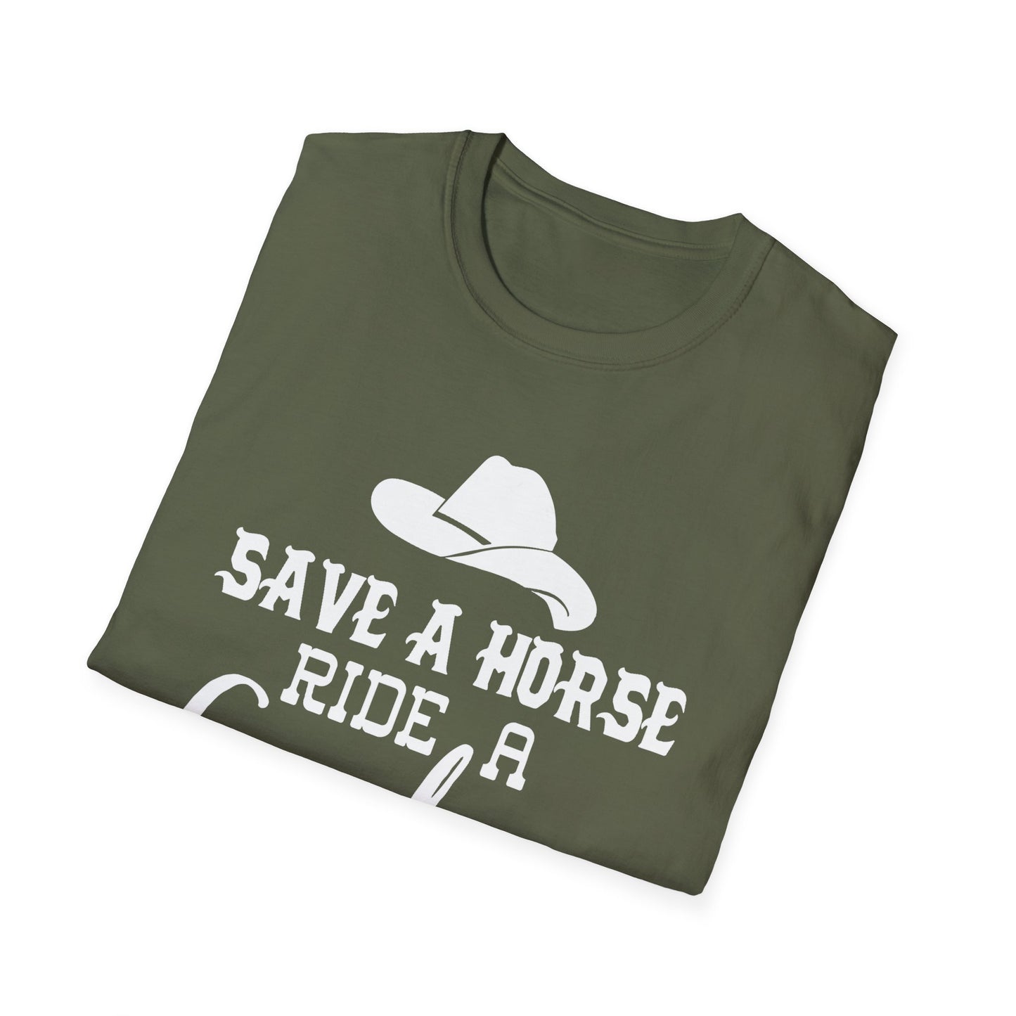 Save a Horse Ride a Cowboy T-Shirt – Western Cowboy Hat Graphic Tee
