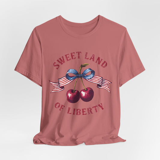 Sweet Land of Liberty Cherry Tee