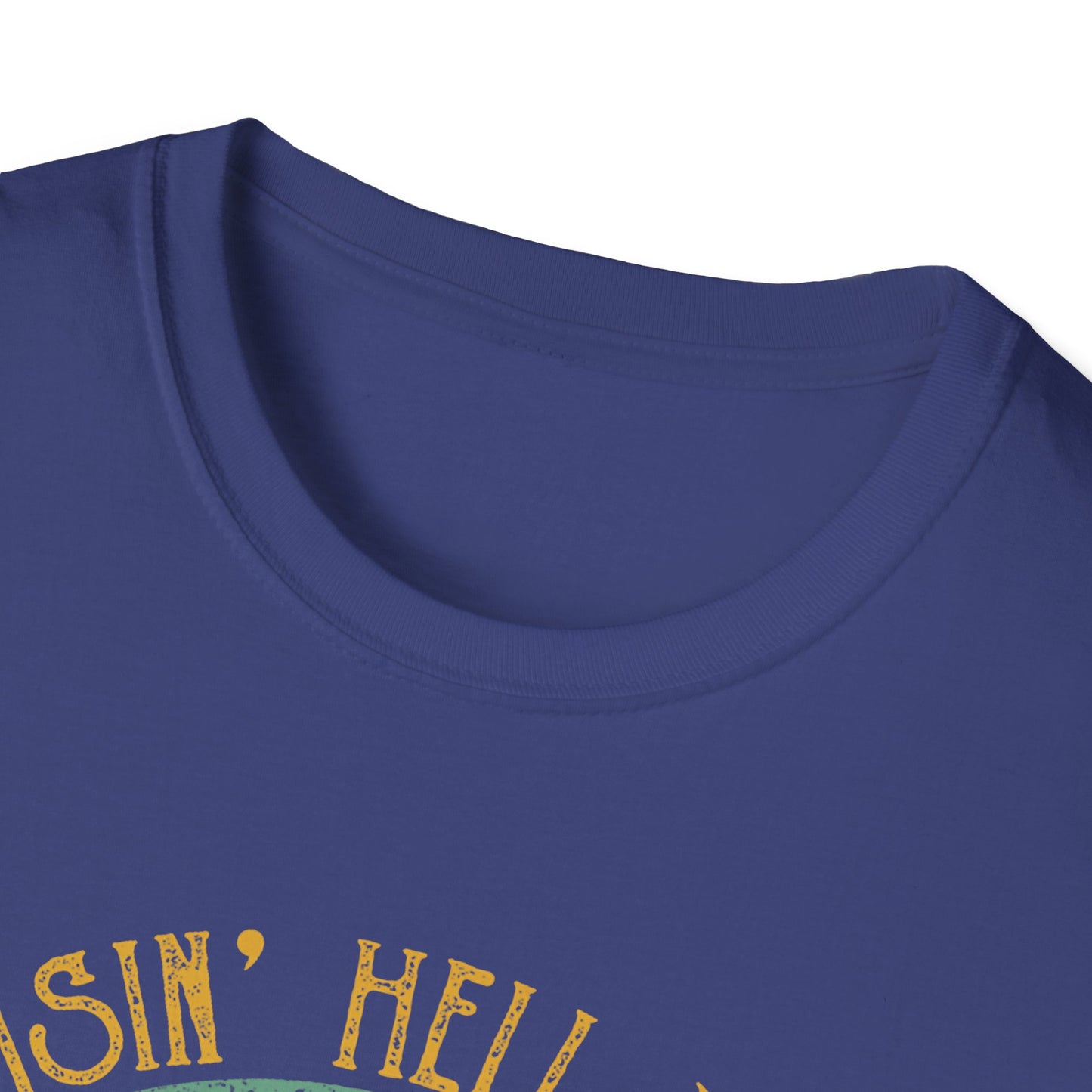 T-Shirt — Raisin' Hell With The Hippies And The Cowboys Vintage Skull Graphic
