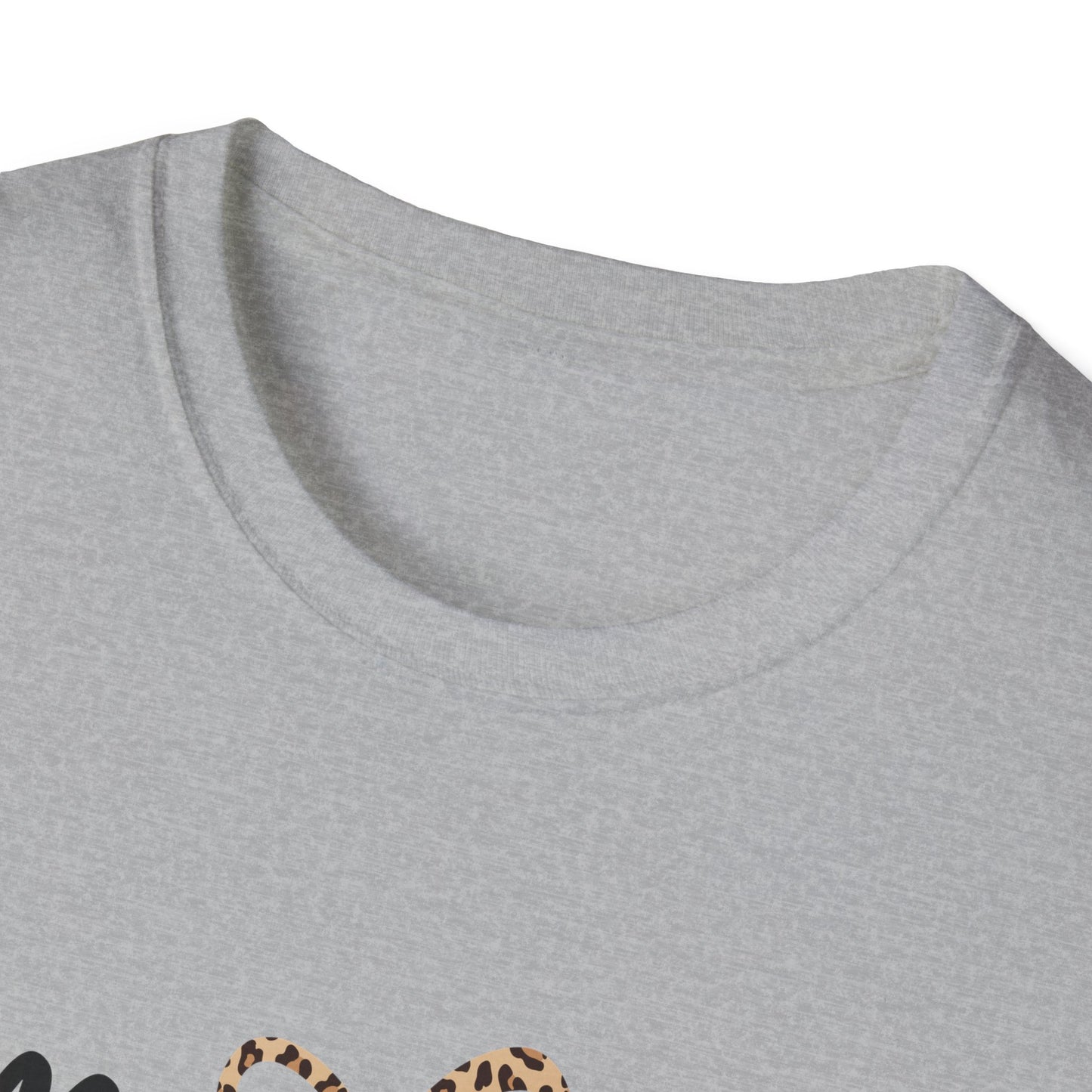 Teacher Graphic Tee — "I'm Literally Just a Teacher" Leopard Bow