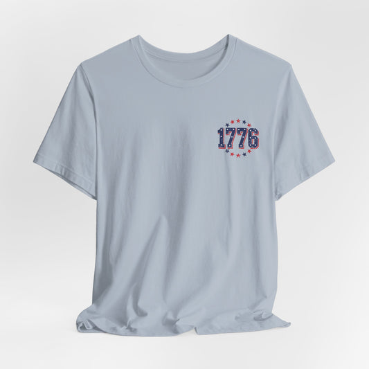 America 1776 Eagle T‑Shirt — Land of the Free, Home of the Brave