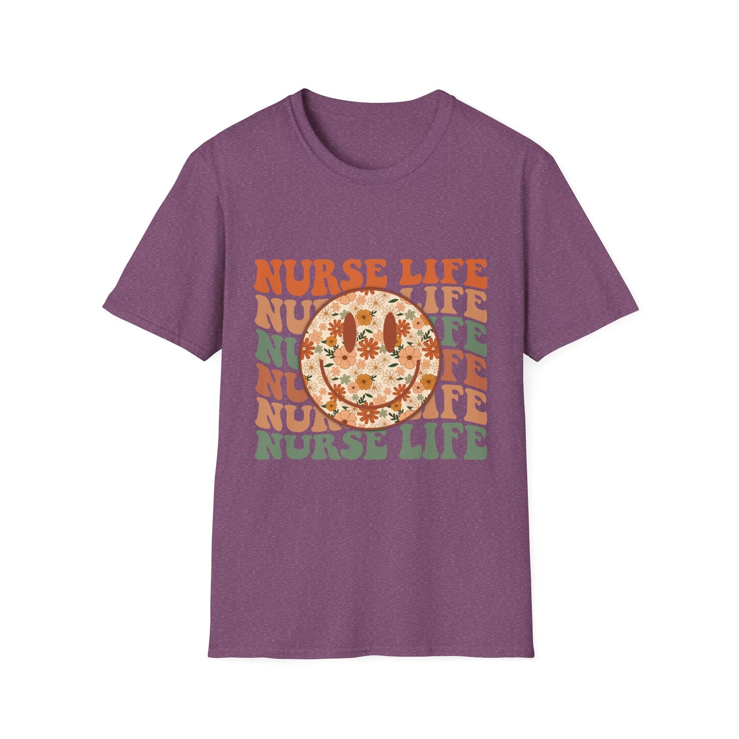 Nurse Life Floral Pizza T-Shirt